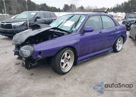 2003 Subaru Impreza Wrx z USA, uszkodzony, nr VIN JF1GD29683G501774